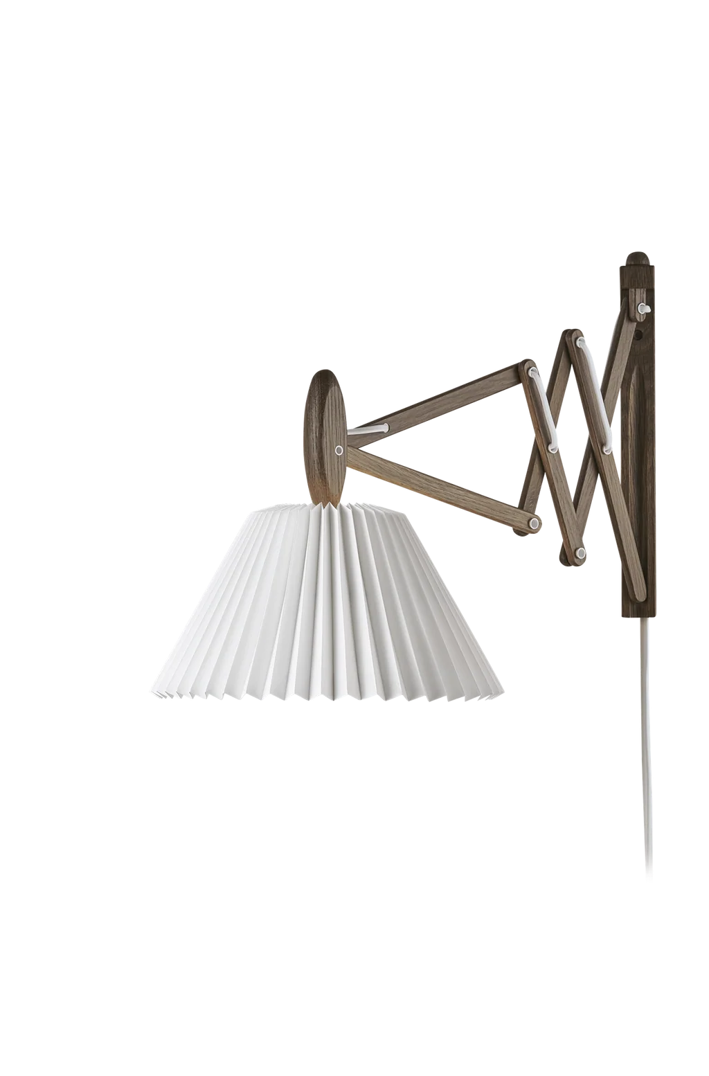 223 Vägglampa från Le Klint - Rökt eg / Plastik - Jacobsen Plus
