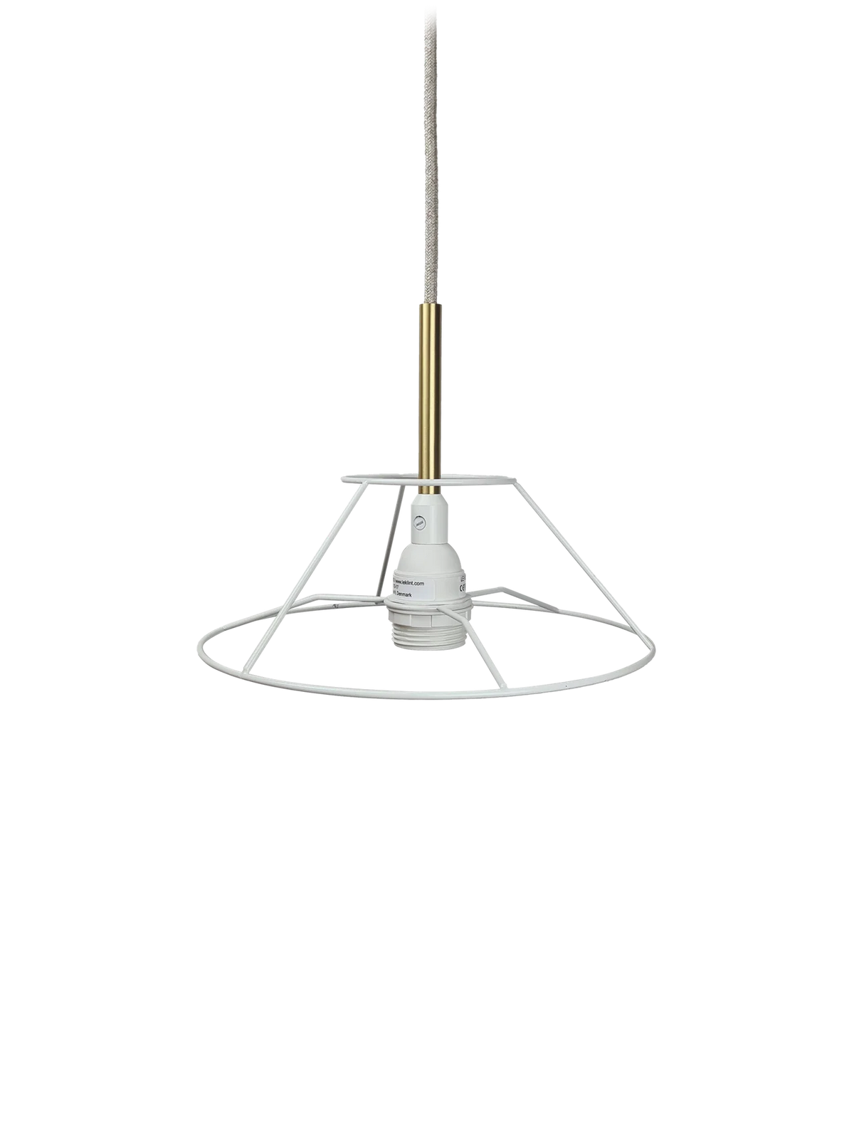 Elupphängning från Le Klint - MODEL 900 MESSING · OPHÆNG / 3 METER HØR LEDNING INKL. 403B STATIV - SKÆRM STR. 27 - 30 - 35 - 38 - Jacobsen Plus