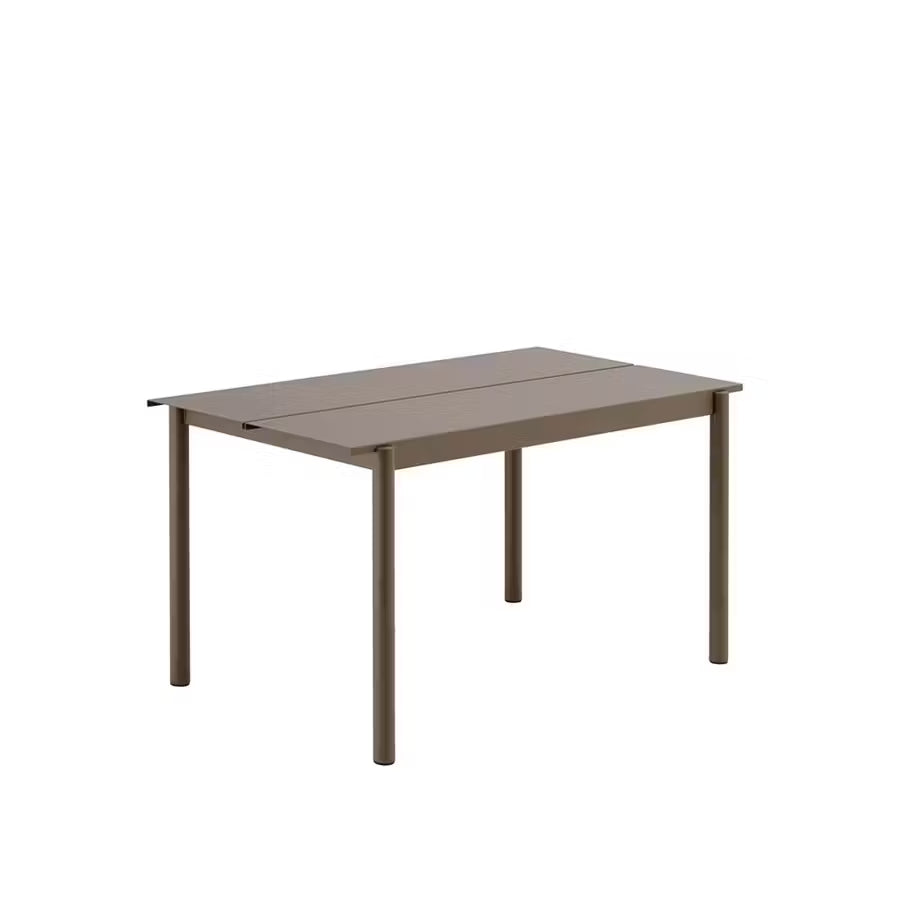 Linear Steel Bord, 140x75 cm från Muuto - Taupe - Jacobsen Plus