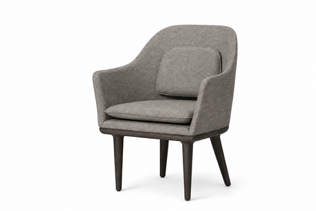 Lunar loungestol, liten, onyx ek, Melange Nap 111 HR från Stellar Works - 1 - Jacobsen Plus