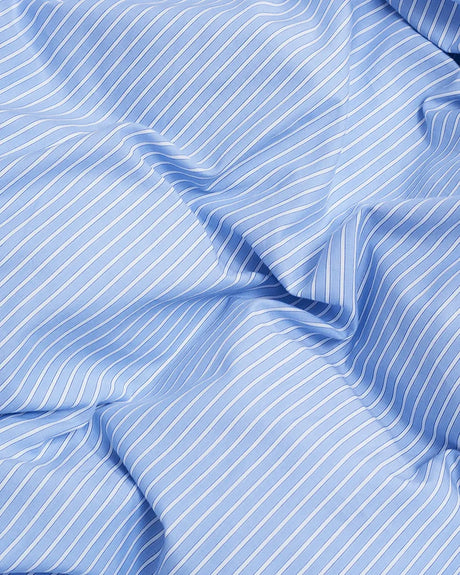 Wall Street Oxford Påslakan Cover för enkelsäng 140x220 cm från Magniberg - White Stripe - Jacobsen Plus