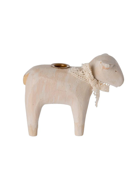Lamm Ljusstake från Maileg - Rosa - Jacobsen Plus