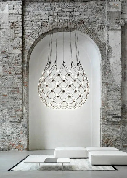 Mesh LED pendel Ø100 från Luceplan - 1 meter ledning - Jacobsen Plus