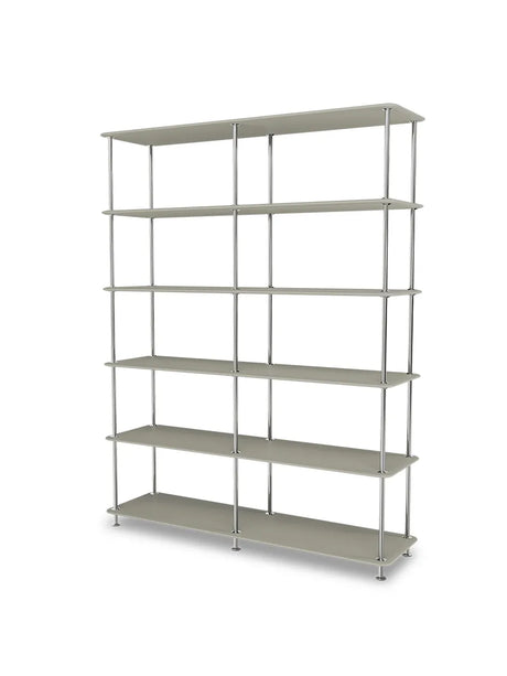 Montana Free Bokhylla 550000, krom - New white - Jacobsen Plus