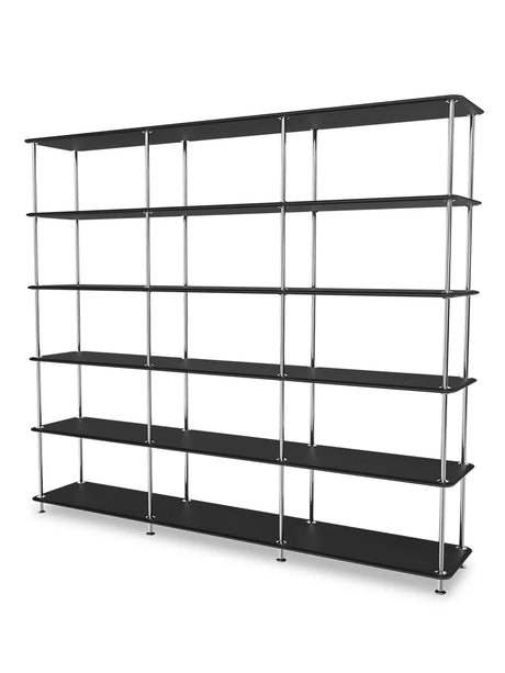 Montana Free Bokhylla 555000, krom - Black - Jacobsen Plus