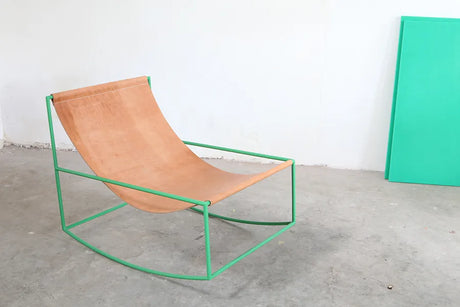 Rocking Chair, grön från Valerie Objects - 3 - Jacobsen Plus