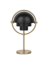 Multi-Lite Portabel bordslampa, mässing/svart från GUBI - 1 - Jacobsen Plus
