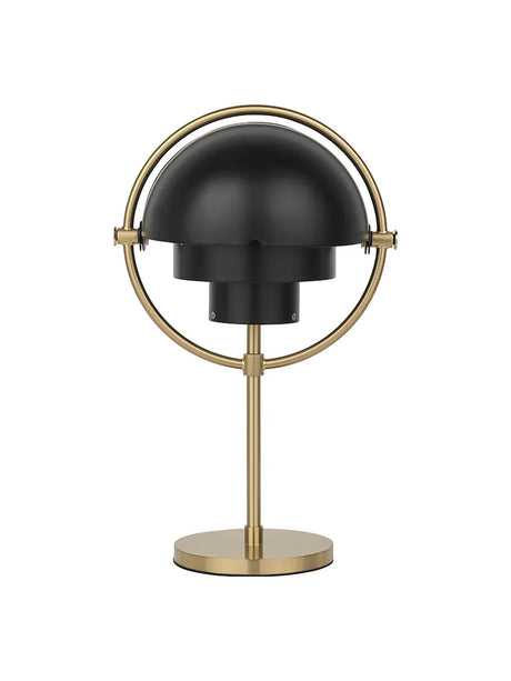 Multi-Lite Portabel bordslampa, mässing/svart från GUBI - Jacobsen Plus