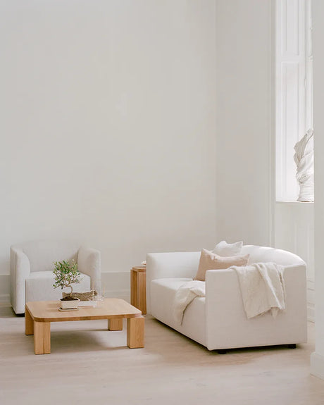 Shore Soffa 2-sits med förlängd Base, mörk taupe från New Works - 2 - Jacobsen Plus