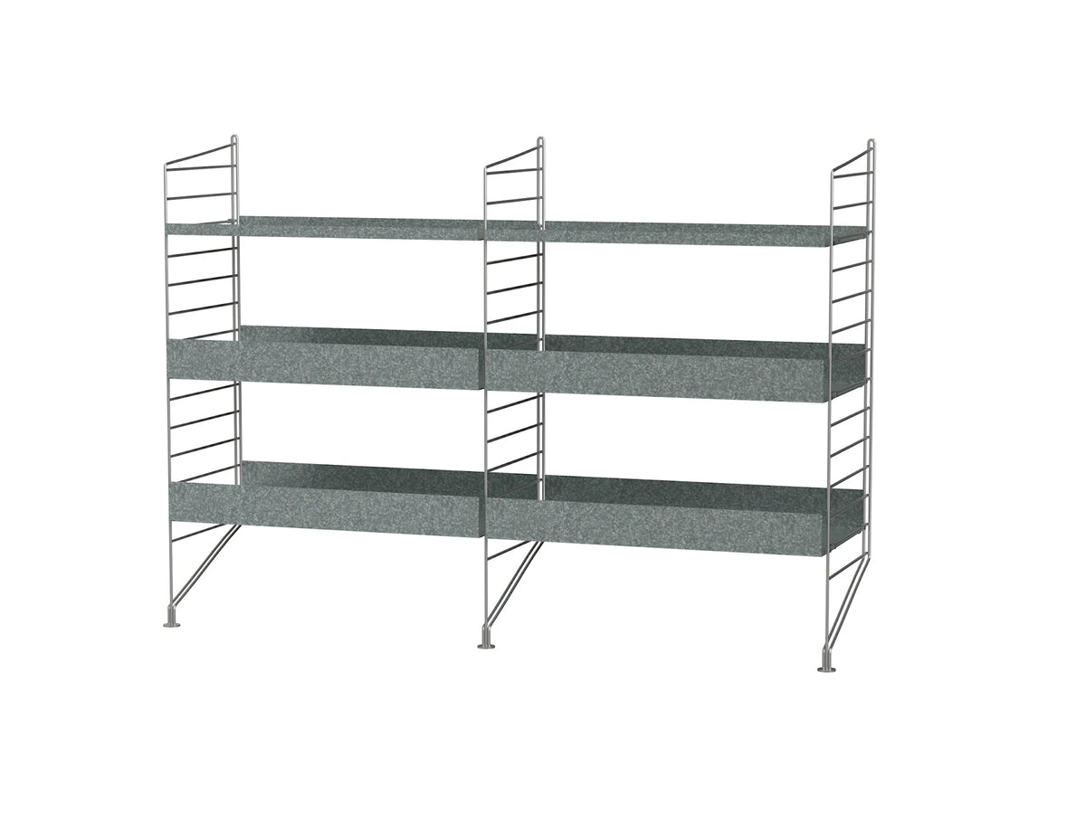 Outdoor A, utomhusbokhylla från String - 1 - Jacobsen Plus