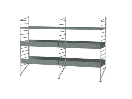 Outdoor A, utomhusbokhylla från String - Jacobsen Plus