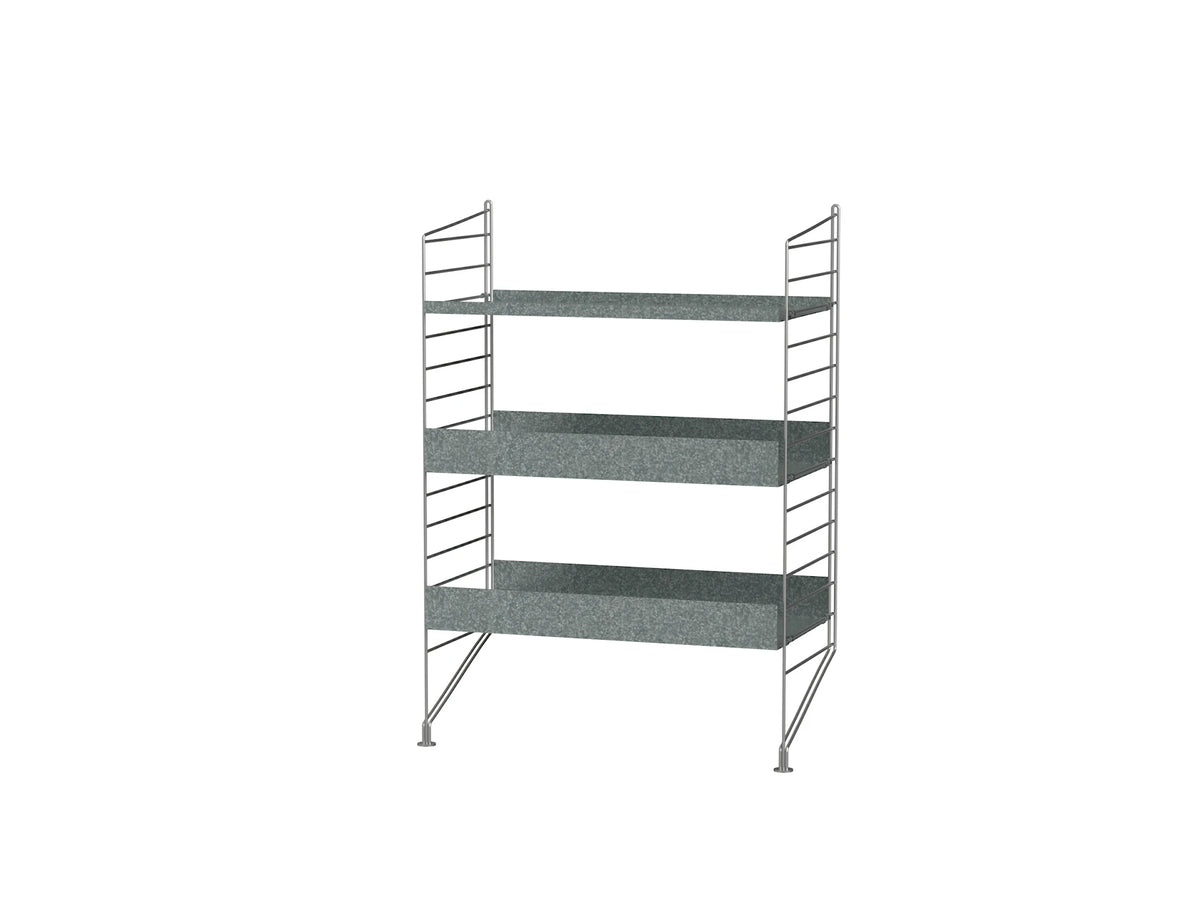 Outdoor B, bokhylla för utomhusbruk från String - 1 - Jacobsen Plus
