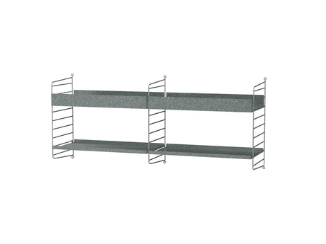 Outdoor F, bokhylla för utomhusbruk från String - 1 - Jacobsen Plus