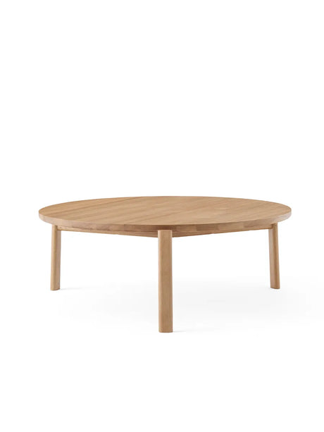 Passage Loungebord, Ø90 cm från Audo Copenhagen - Natural Oak - Jacobsen Plus