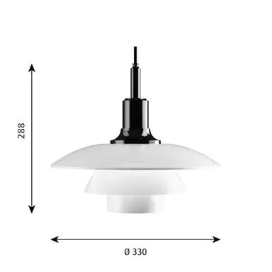 Överskärm till PH 3½-3 Glas Pendel från Louis Poulsen - 2 - Jacobsen Plus