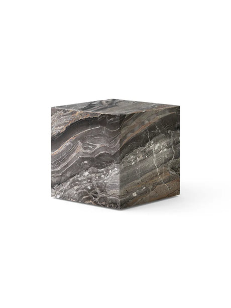 Plinth Cubic, grå Galaxy Marble från Audo Copenhagen - Jacobsen Plus