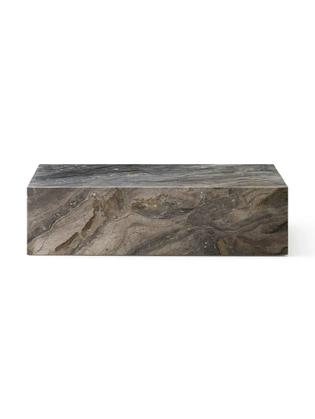 Plinth Low, grå Galaxy Marble från Audo Copenhagen - Jacobsen Plus
