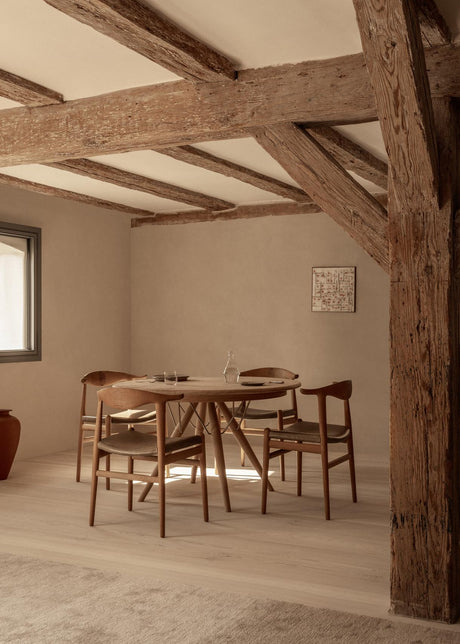 PP75/140 Matbord av Hans J. Wegner - Bord (utan tilläggsskiva) / Ek / Såpbehandlad - Jacobsen Plus