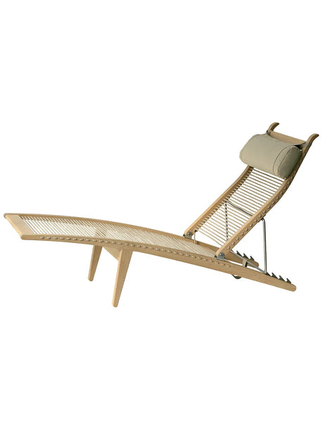 PP524 Däckstol av Hans J. Wegner - Såpbehandlad / Standardstof / Ek - Jacobsen Plus