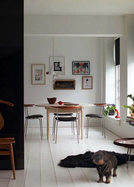PP70/140 Matbord av Hans J. Wegner - Bord (utan tilläggsskiva) / Ek / Såpbehandlad - Jacobsen Plus