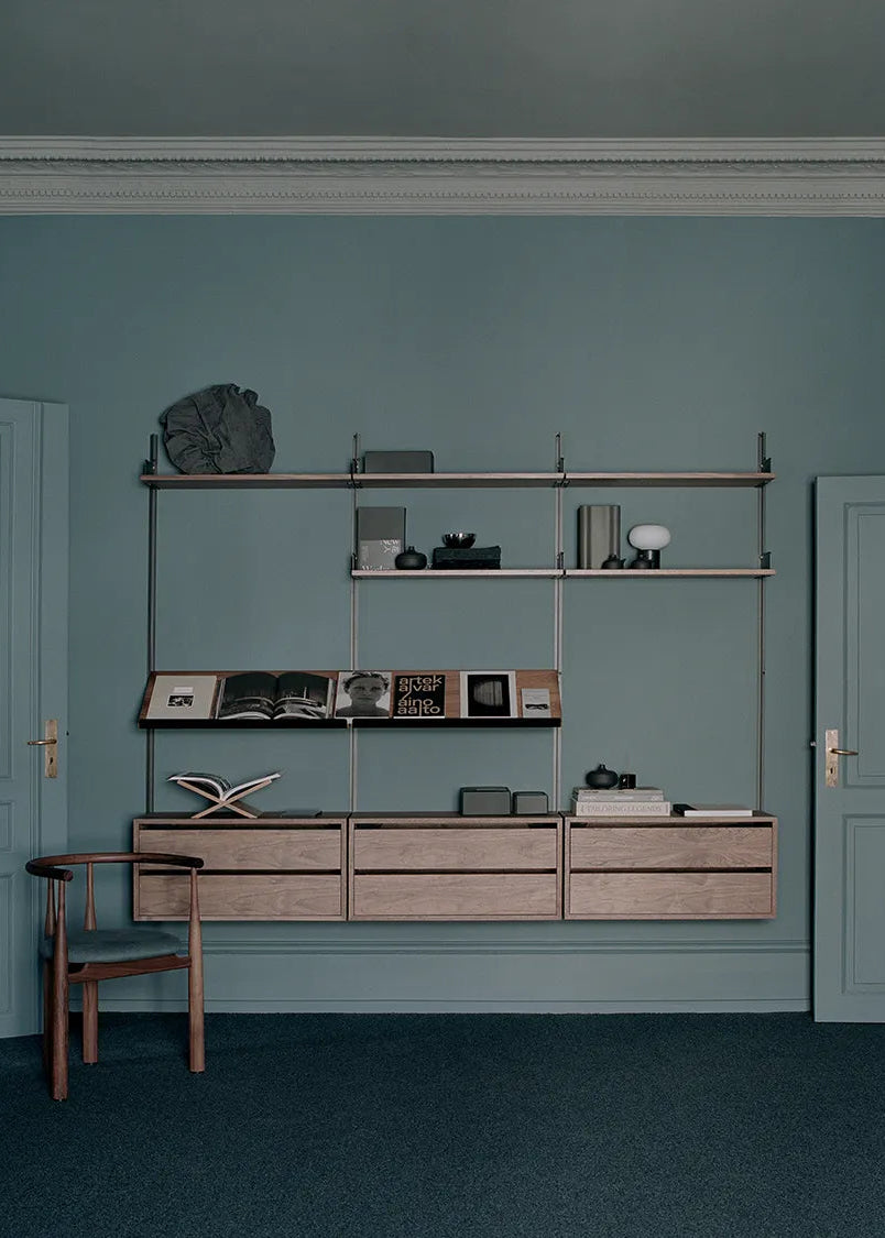 Garderobsskåp i Shelf-serien med lådor från New Works - 2 - Jacobsen Plus