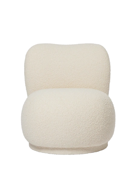 Rico Lounge Chair Piccolo från Ferm Living - Nordic Bouclé Off-white - Jacobsen Plus