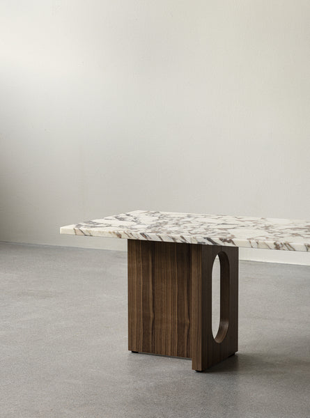 Androgyne Lounge Table, Calacatta Viola / Trä från Audo Copenhagen - Naturlig ek - Jacobsen Plus