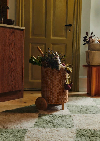 Tukki Trolley – naturlig rottingvagn från Ferm Living - 2 - Jacobsen Plus