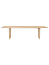 Private Matbord, 260x100 cm från GUBI - Light Stained Oak - Jacobsen Plus