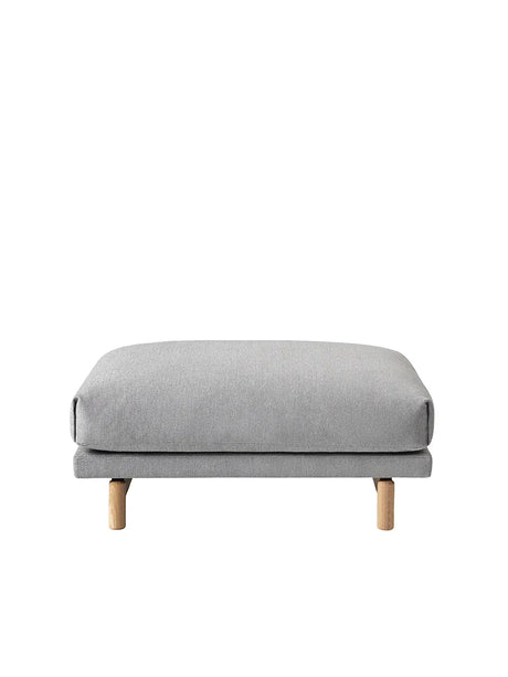 Rest Sittpuff från Muuto - Grey - Hallingdal 123 / Ek - Jacobsen Plus