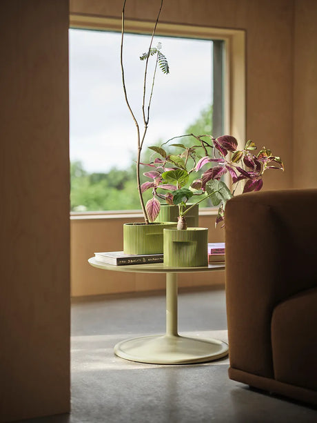 Ridge-kruka, taupe från Muuto - H 13 cm - Jacobsen Plus