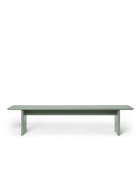 Rink Bänk, 200 cm från Ferm Living - Tea Green - Jacobsen Plus