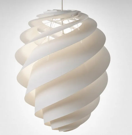 Swirl 2, vit från Le Klint - Plast - Vit / Small (Ø: 18 cm, h: 23 cm) - Jacobsen Plus