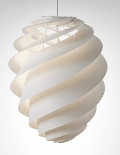 Swirl 2, vit från Le Klint - Plast - Vit / Small (Ø: 18 cm, h: 23 cm) - Jacobsen Plus