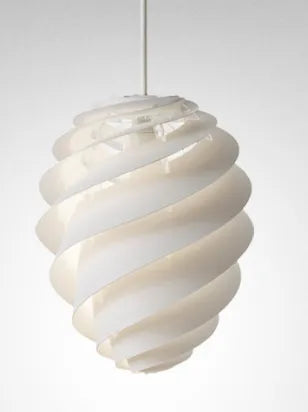Swirl 2, vit från Le Klint - Plast - Vit / Small (Ø: 18 cm, h: 23 cm) - Jacobsen Plus