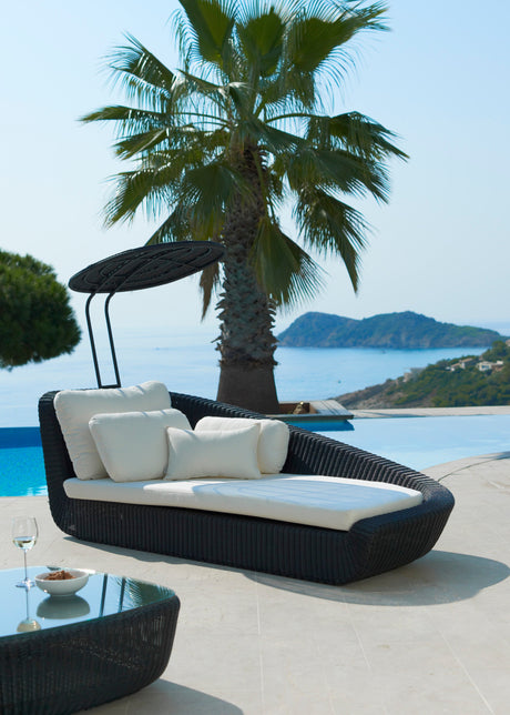Savannah Daybed, vänster från Cane-line - Ingen dyna - Jacobsen Plus