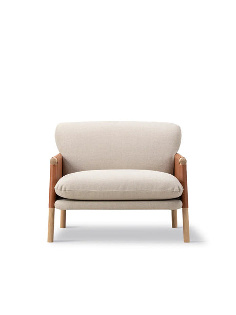 Savannah Loungestol, grand linne/max 95 från Fredericia Furniture - Jacobsen Plus