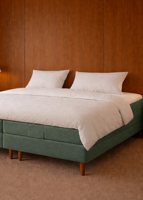 Jacobsen Plus Beds – Elevationssäng, Grön - 180 x 200 cm / Medium-medium - Jacobsen Plus