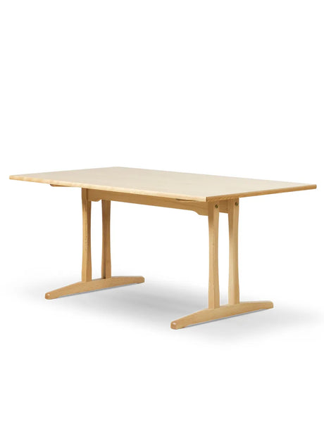 Shakerbord C18, 180 cm av Børge Mogensen - Såpbehandlad eg - Jacobsen Plus