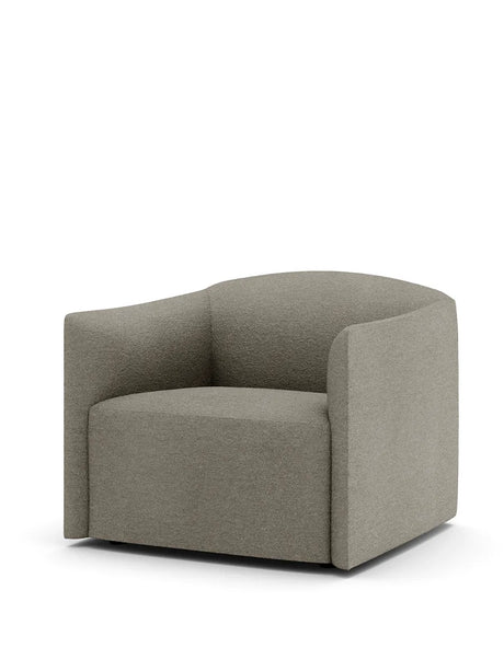 Shore loungestol med förlängd Base, mörk taupe från New Works - 4 - Jacobsen Plus