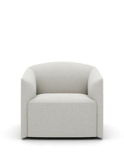 Shore Loungefåtölj med Extended Base, quill från New Works