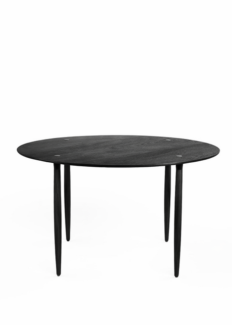 Slow Matbord Ø125 cm, svart ek från Stellar Works - 1 - Jacobsen Plus