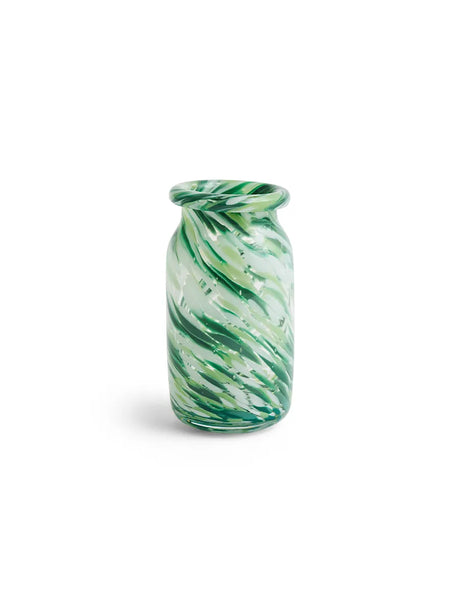 Splash Vas Roll Neck Small, grön Swirl från HAY - Jacobsen Plus