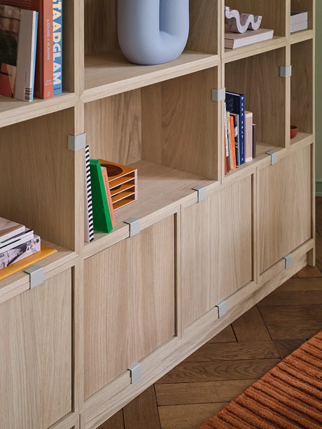 Stacked Förvaringssystem, bokhylla 4 från Muuto - Oak - Jacobsen Plus