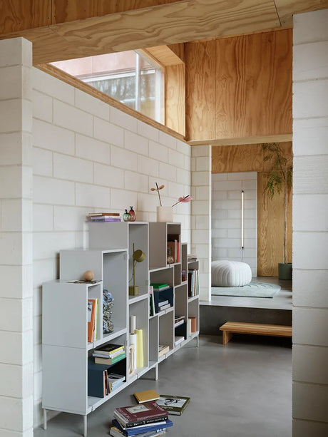 Stacked Förvaringssystem, bokhylla 5 från Muuto - White - Jacobsen Plus