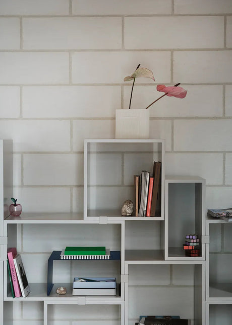 Stacked Förvaringssystem, bokhylla 5 från Muuto - White - Jacobsen Plus