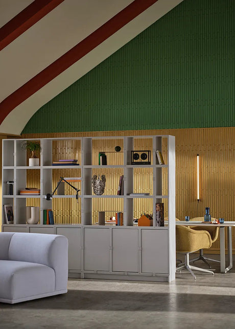 Stacked förvaringssystem, kontorsförvaring 2 från Muuto - White - Jacobsen Plus