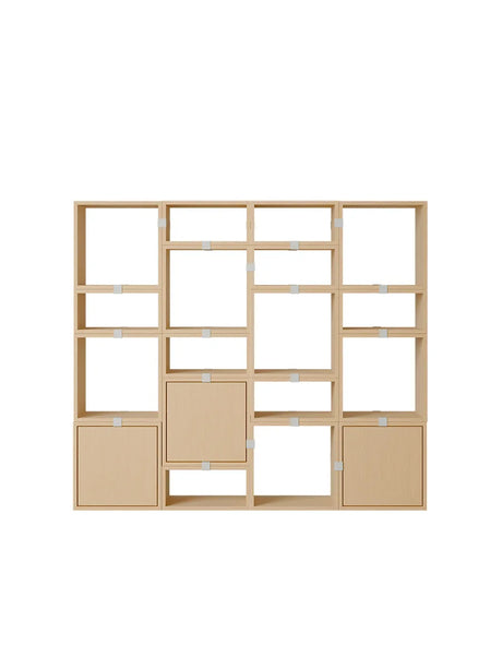 Stacked Förvaringssystem, bokhylla 4 från Muuto - Oak - Jacobsen Plus