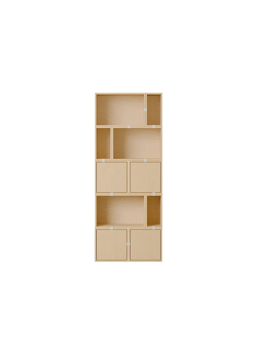 Stacked förvaringssystem, bokhylla 8 från Muuto - Oak - Jacobsen Plus