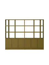 Stacked förvaringssystem, kontorsförvaring 2 från Muuto - Brown Green - Jacobsen Plus